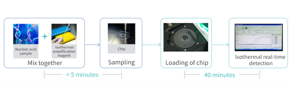 Specification of CapitalBio® Isothermal Nucleic Acid Amplification Microfluidic Chip Analyzer RTisochip™-W